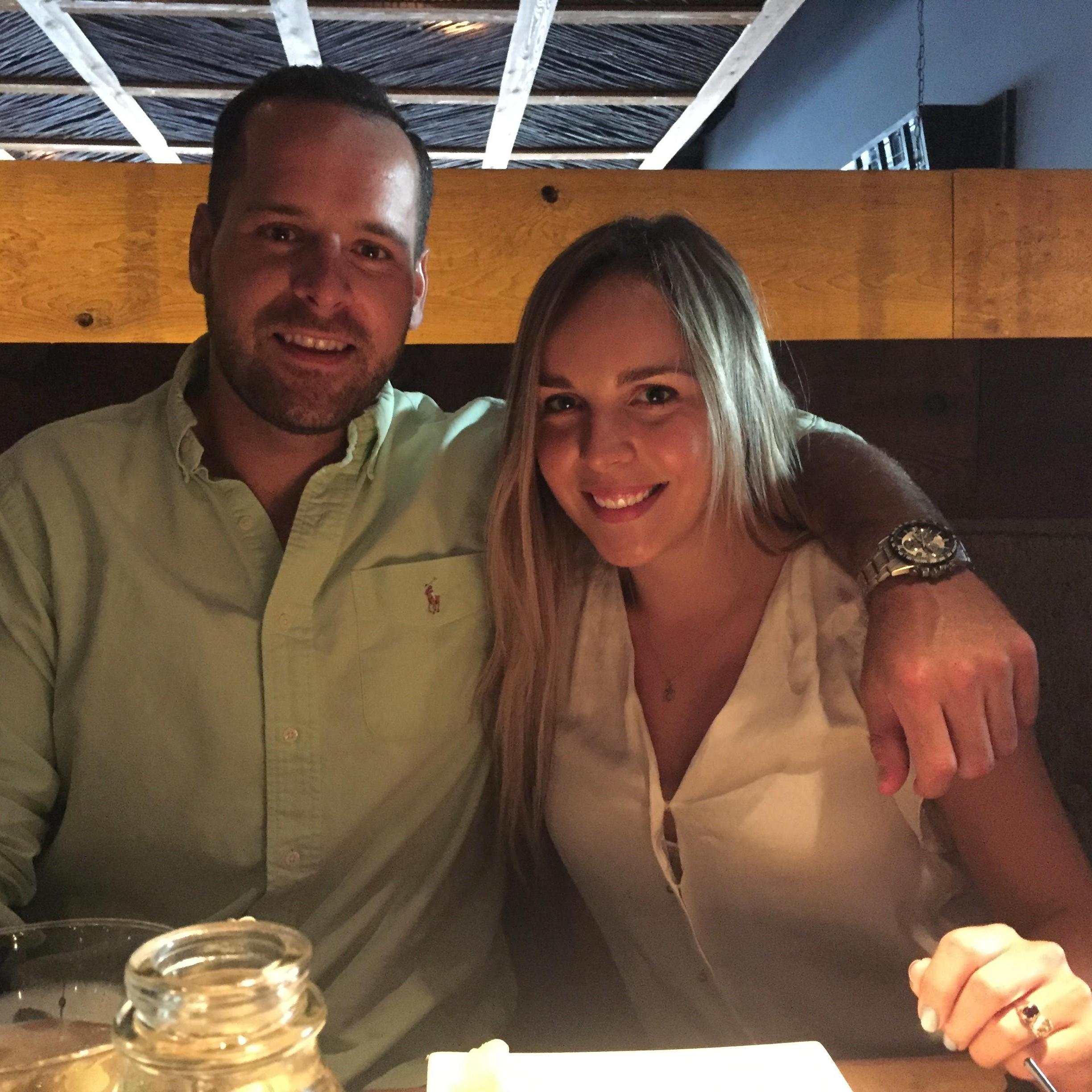 The VERY first night we met at Ronin for sushi. Maria, of course, made us take photos to commemorate her cupid skills...