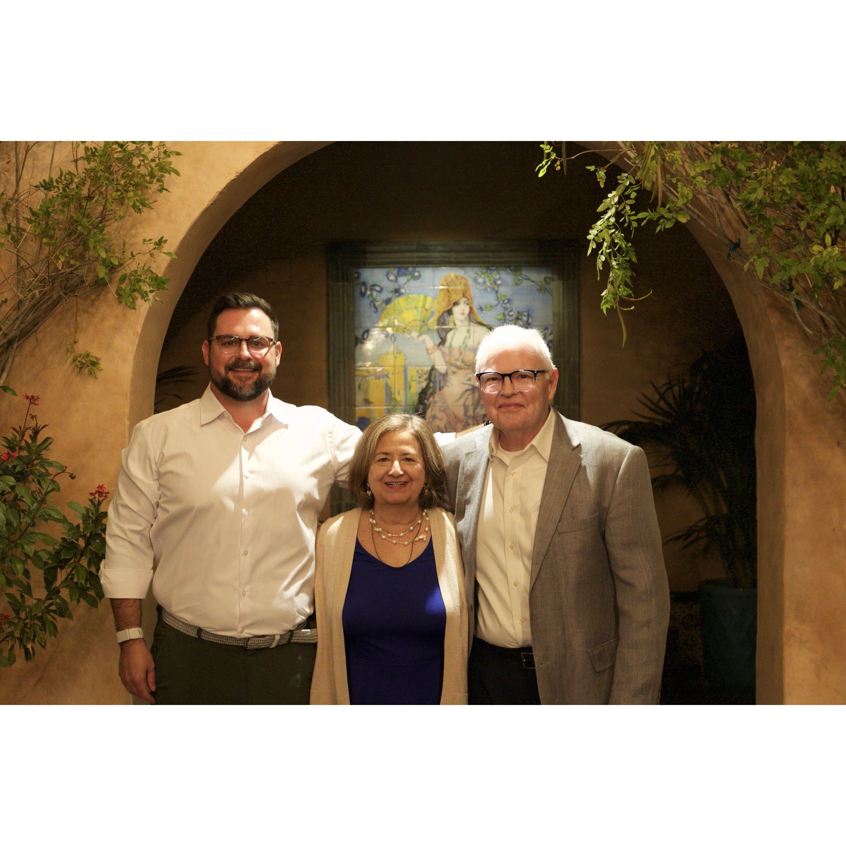 Adam and his parents
