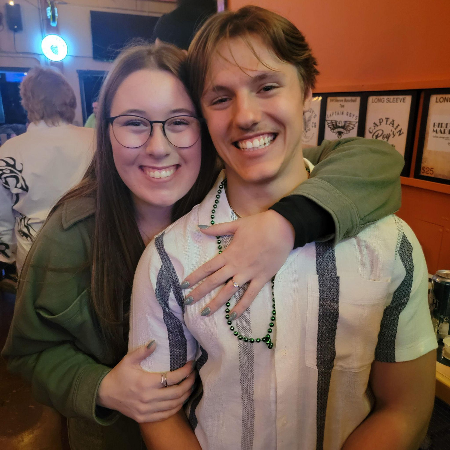 The day we got engaged!