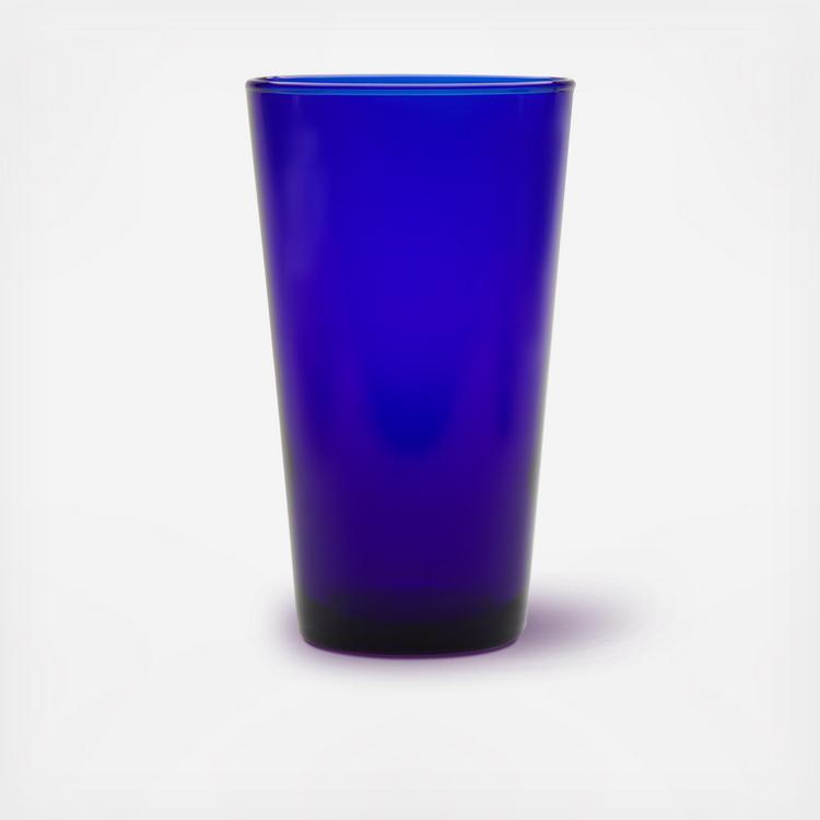 Libbey Cobalt Blue 17.25 Ounce Glasses - Set of 4 - Flare Tumblers