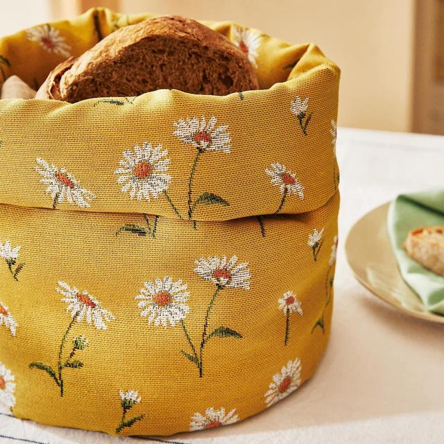 DAISY JACQUARD BREAD BASKET