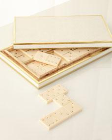 AERIN Shagreen Domino Set