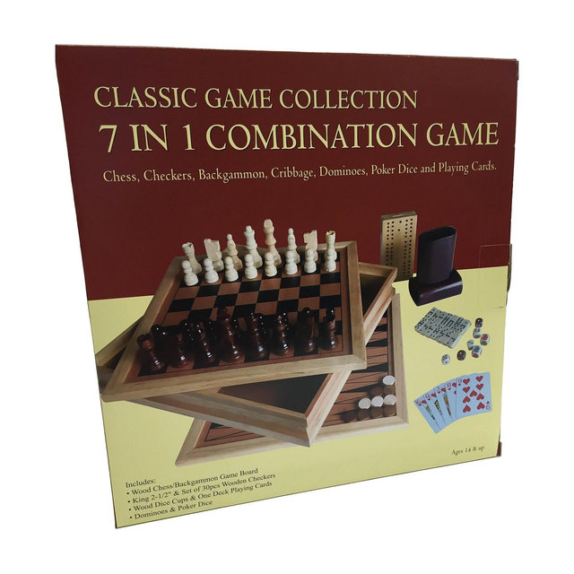 John N. Hansen Co. 7 in 1 Combination Game Set