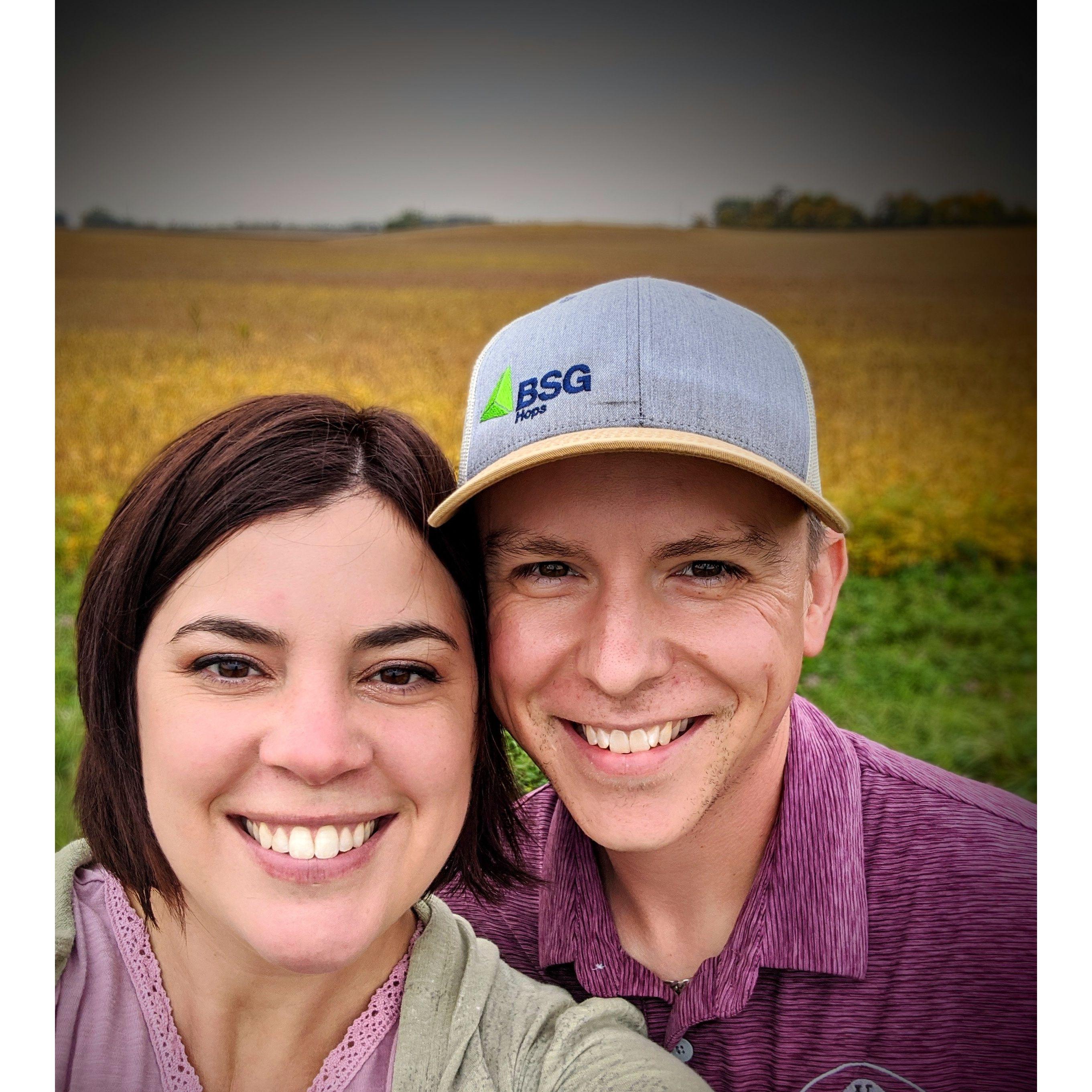 Golfing together, something we hope to enjoy for decades together!