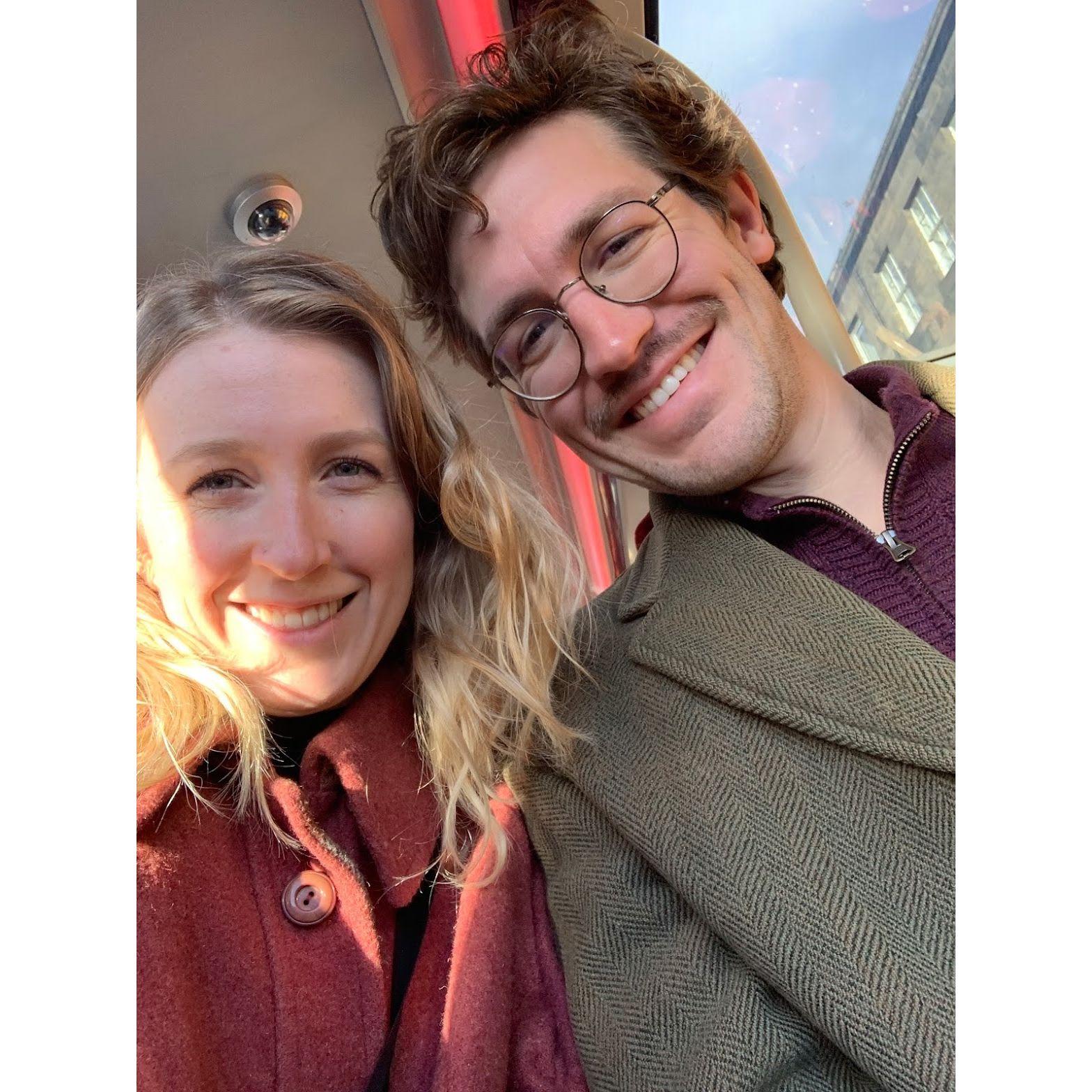 Wool coat thrifting - Edinburgh, Scotland UK - 2022