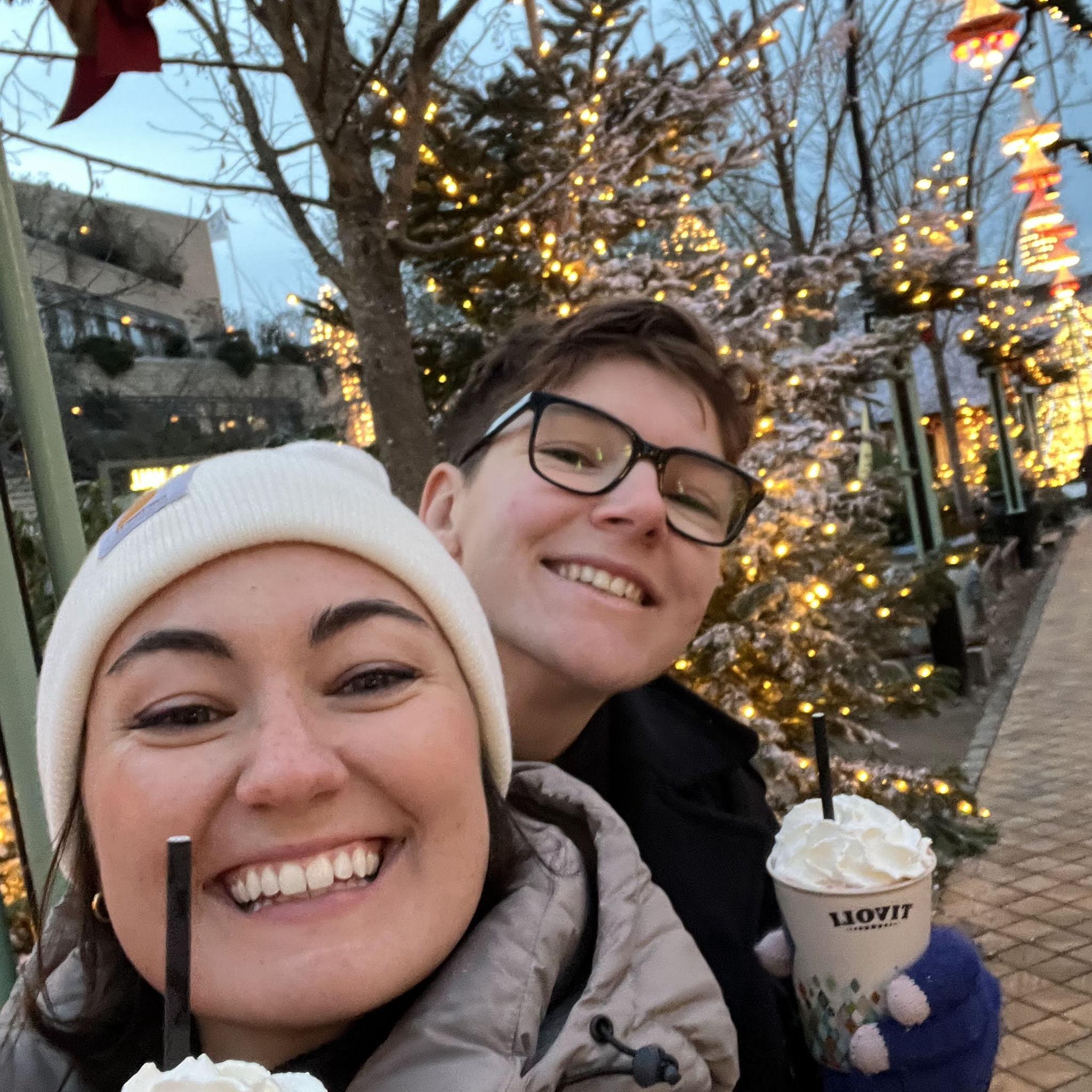 At Tivoli Gardens in Copenhagen!