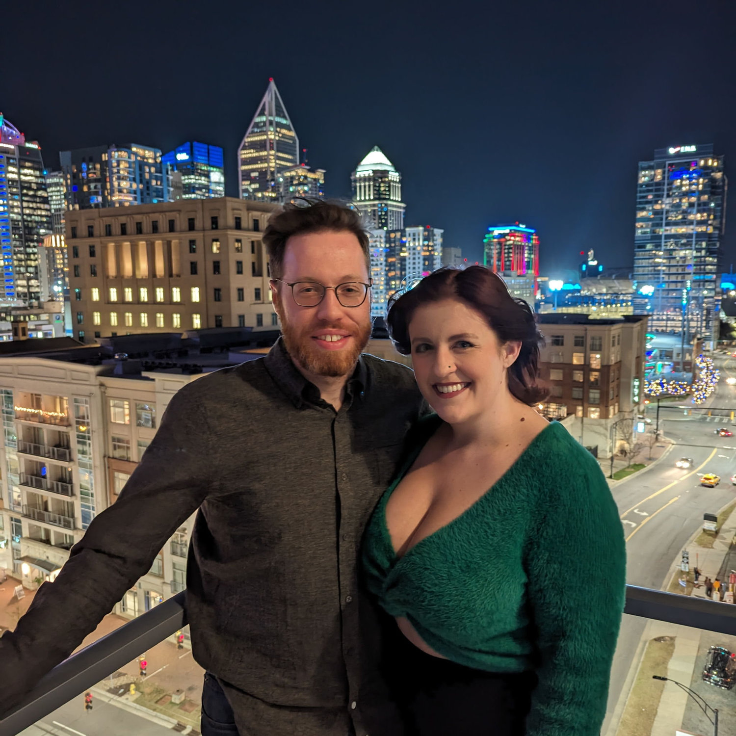 December 2023. Our first trip together! We celebrated New Year's in Charlotte with some friends!