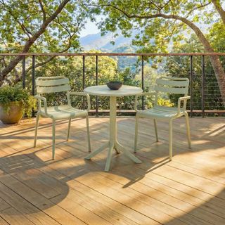 Sarah Outdoor Dining Armchair, Set of 2