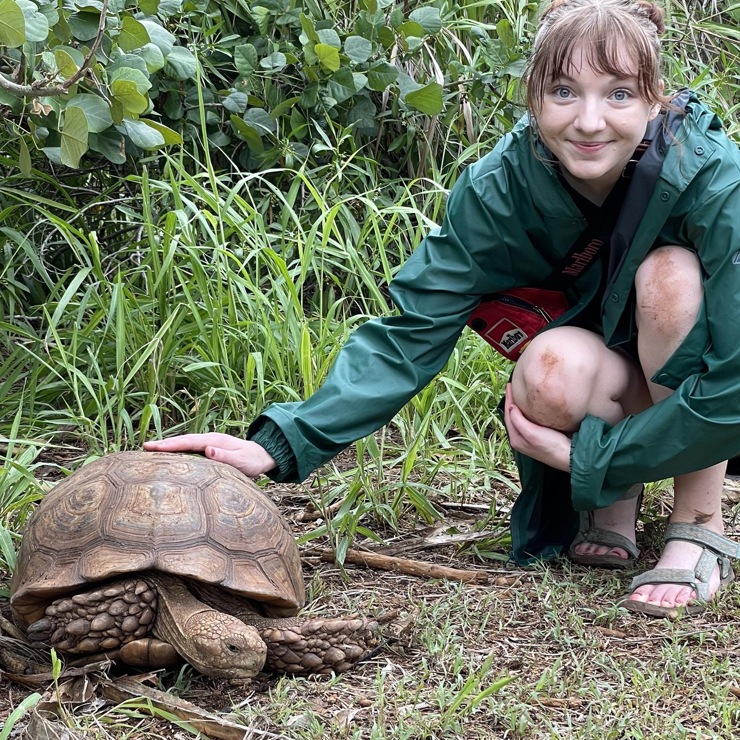 Very proud of a tortoise