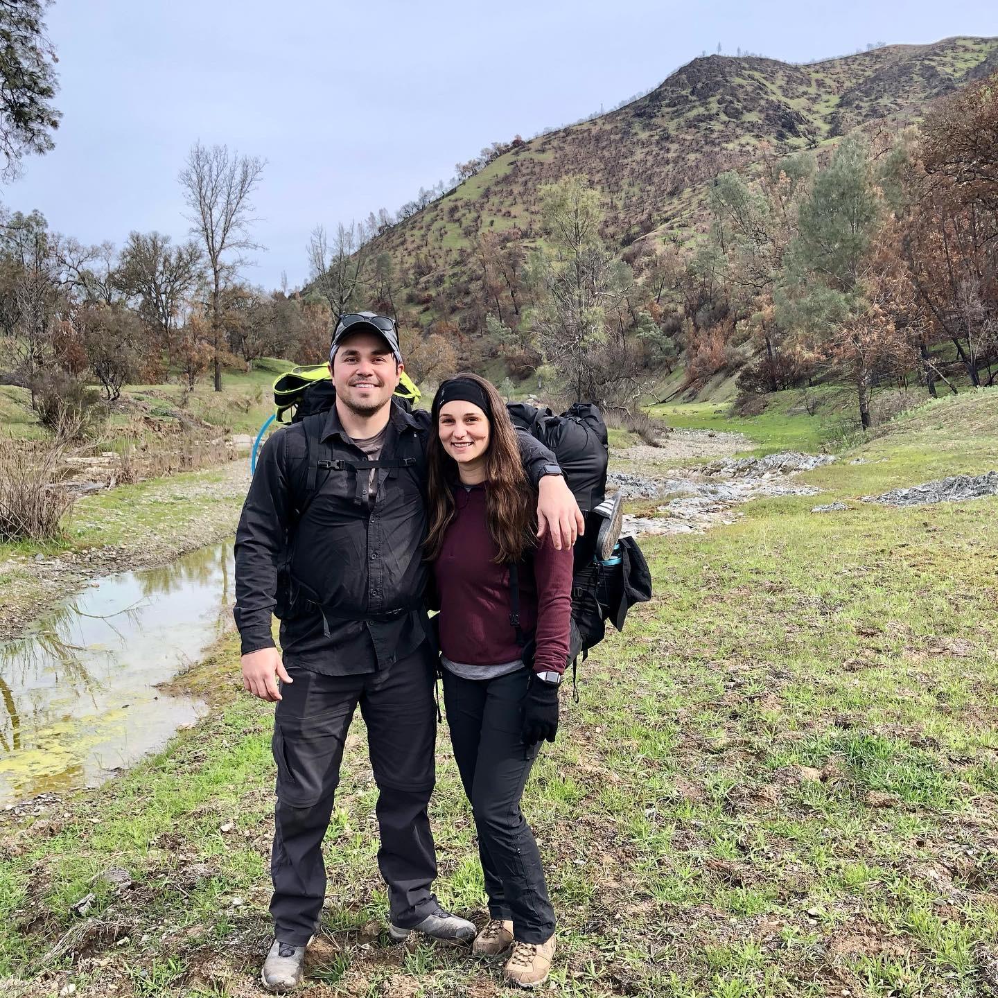 We love to get outdoors and go backpacking!