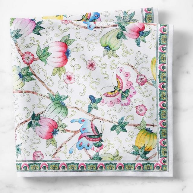Famille Rose Napkins, Set of 4