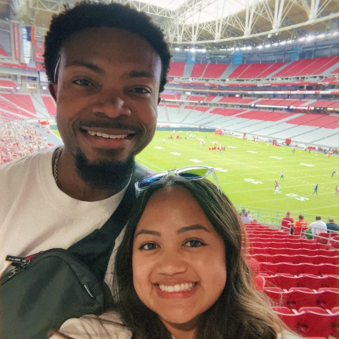 July 2024. AZ Cardinals practice + AJ’s first time in AZ