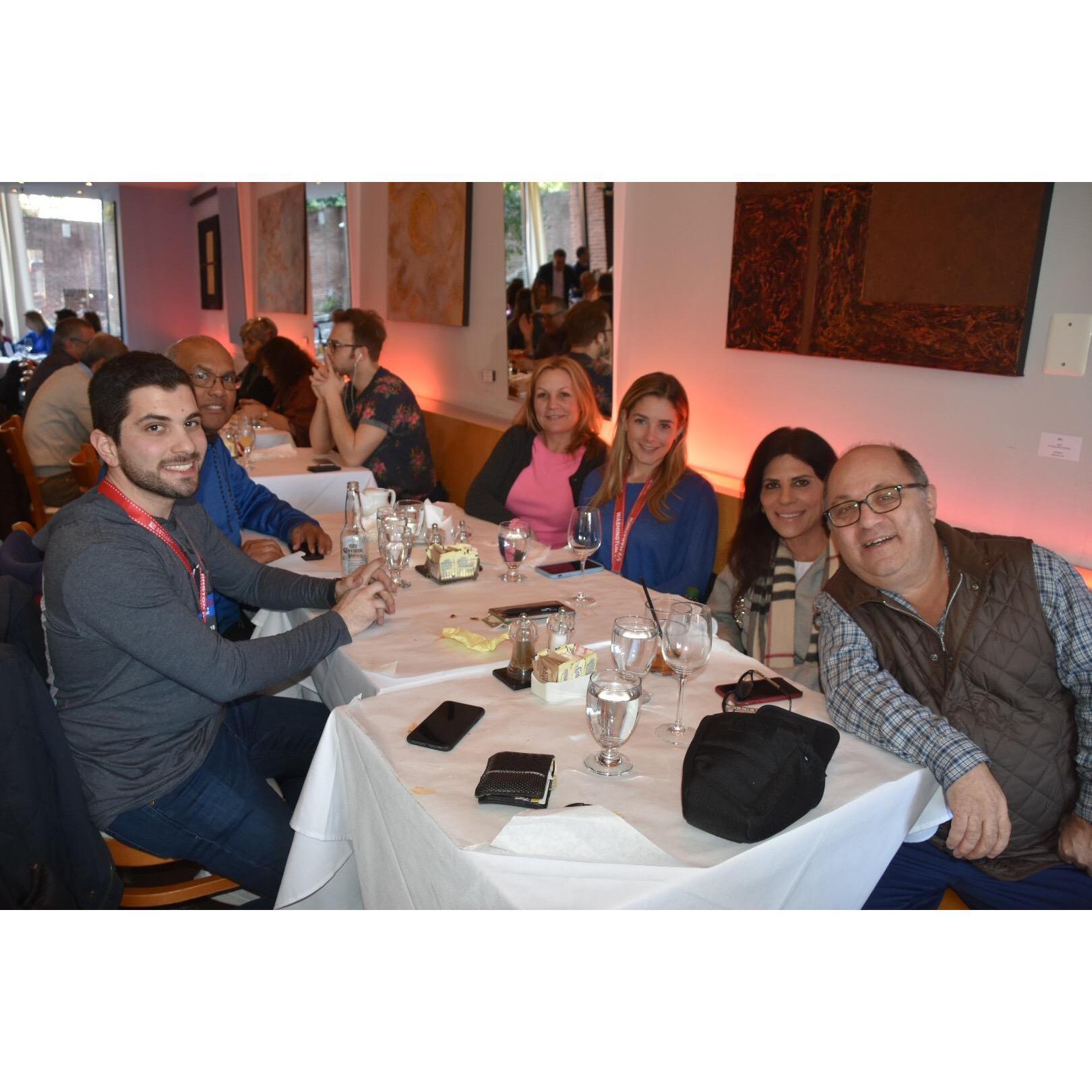 Post half marathon brunch, Washington DC - March 2018