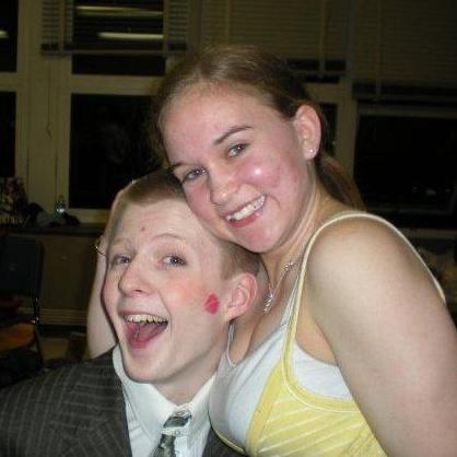 Just a few months before we started dating - literal children