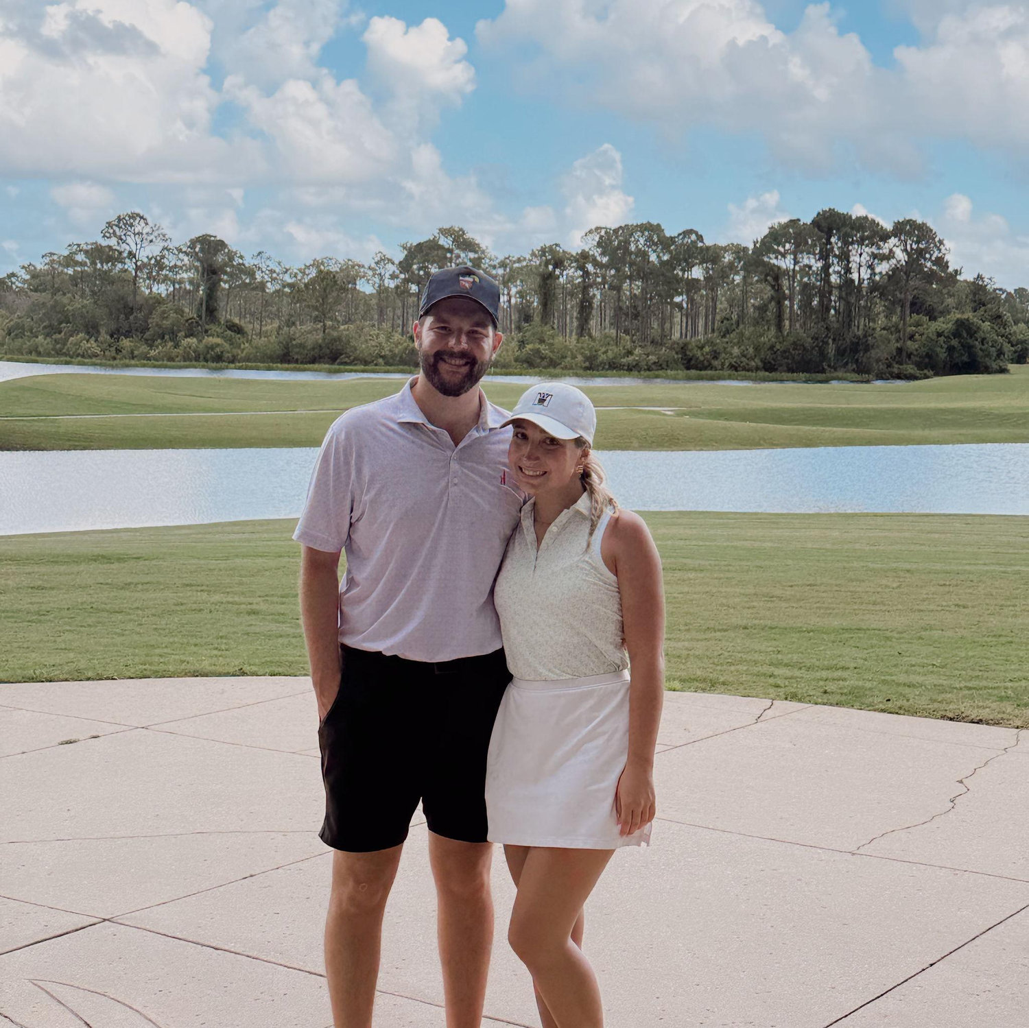 One of many golf outings