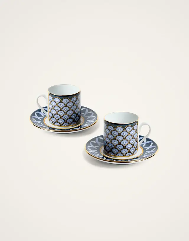 Impero Espresso Cup Set of 2 Odysseus Midnight Blue