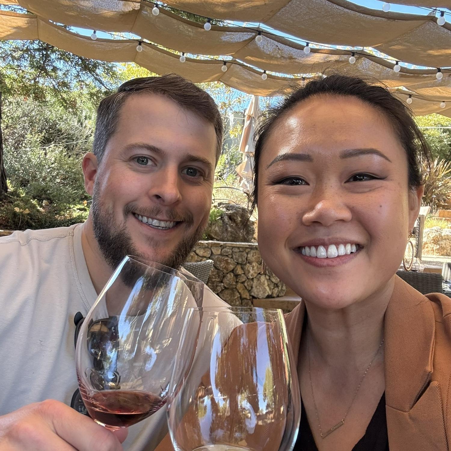 Wine tasting at Ridge Winery