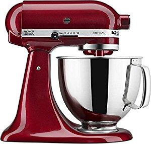 KitchenAid174; 5 Quart Artisan Stand Mixer Ruby Red KSM150PSGD