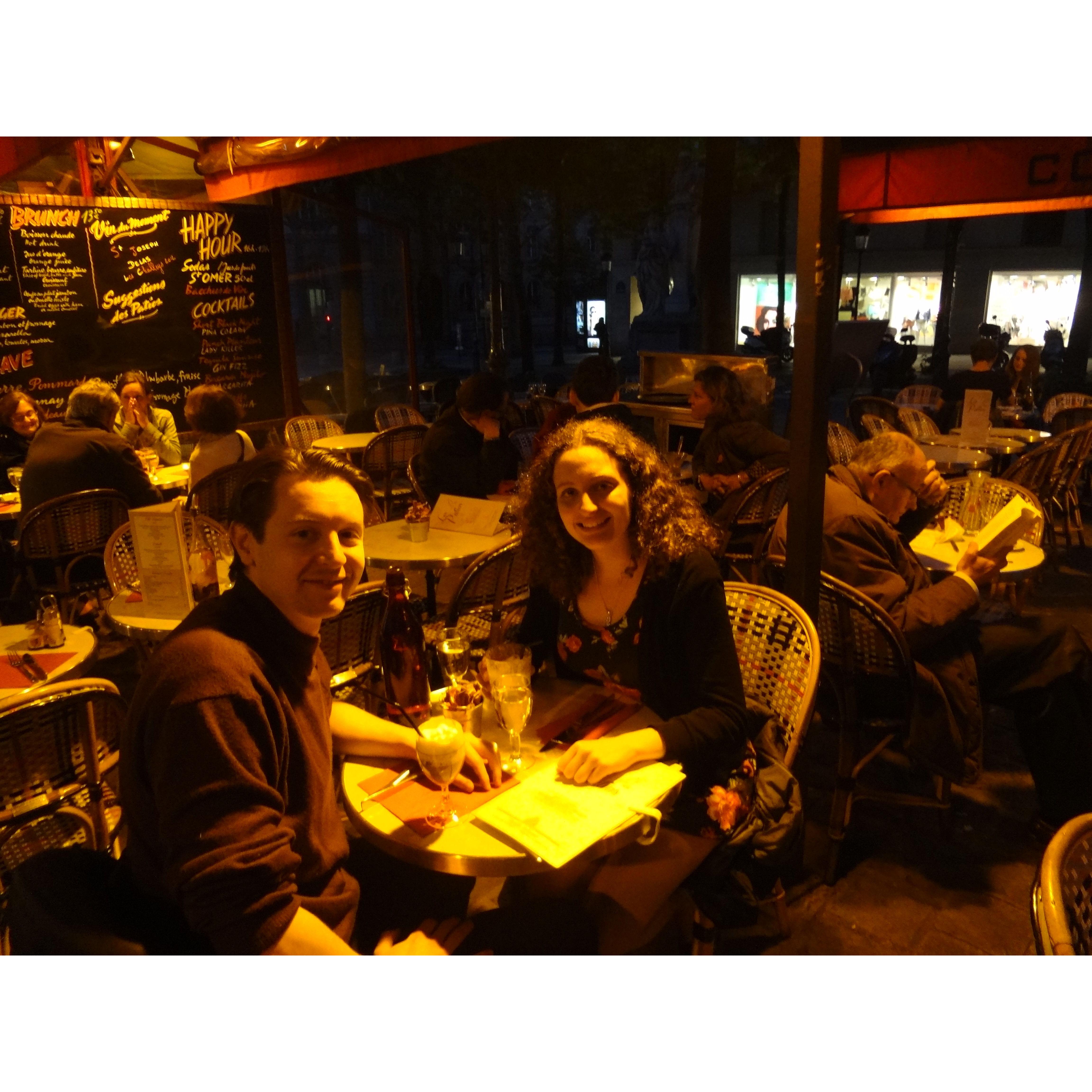 Our first trip together, in Paris (2015)