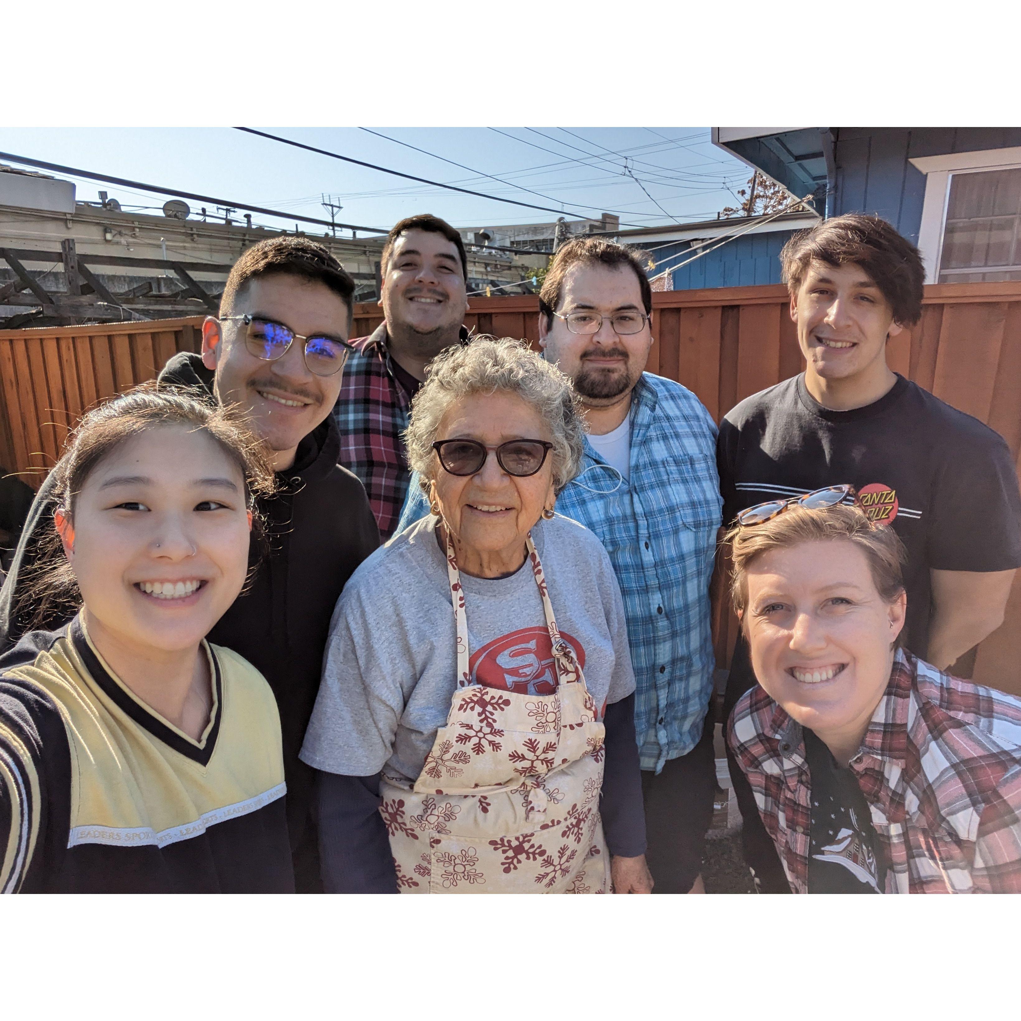 Making tamales with Abuela Lupe