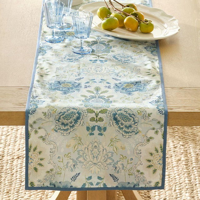 Kravet Arboretum Runner, 18x108", Azure