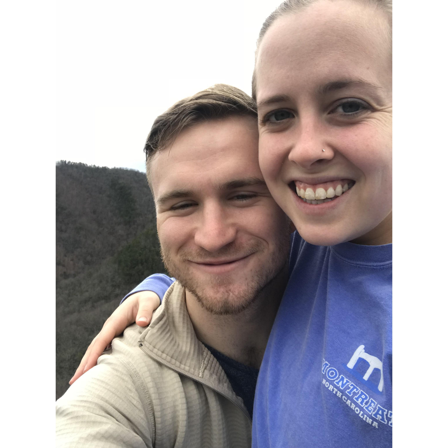 Spending some quiet time in the mountains prior to the wedding craziness.