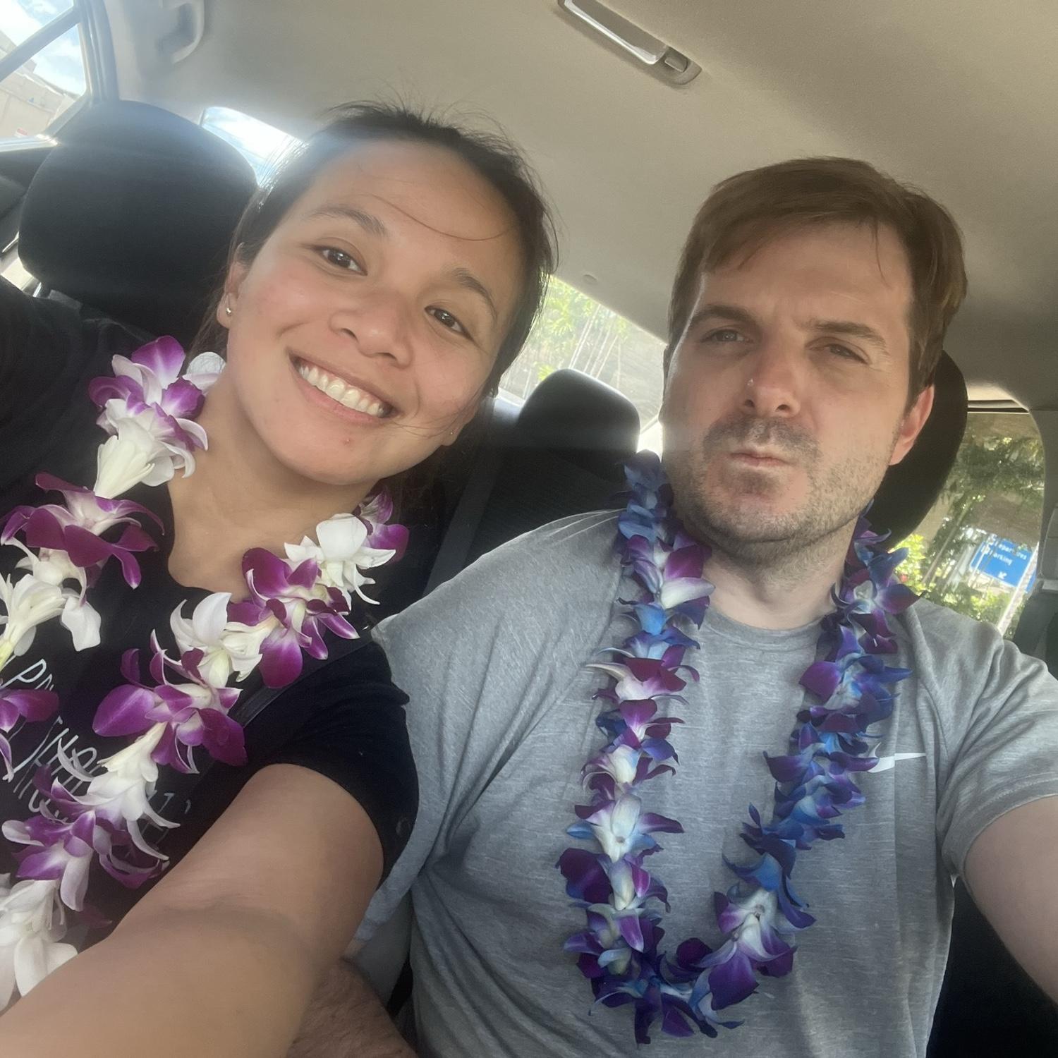Just got Lei'd