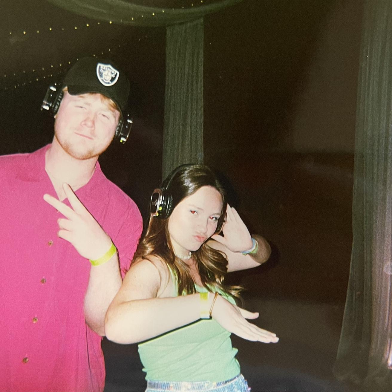 AOII sorority disco date party, but just as friends