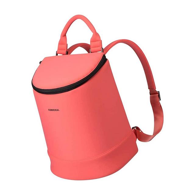 Corkcicle EOLA Cooler Backpack, Waterproof and Leak Proof Insulated Bag, Perfect for Wine, Beer, and Ice Packs, Black Neoprene