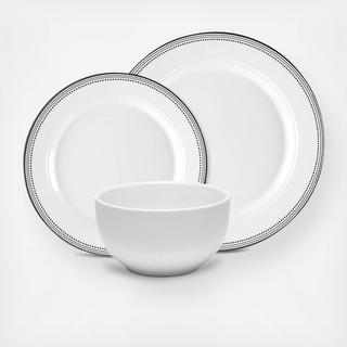 Classica Melamine 12-Piece Dinnerware Set, Service for 4