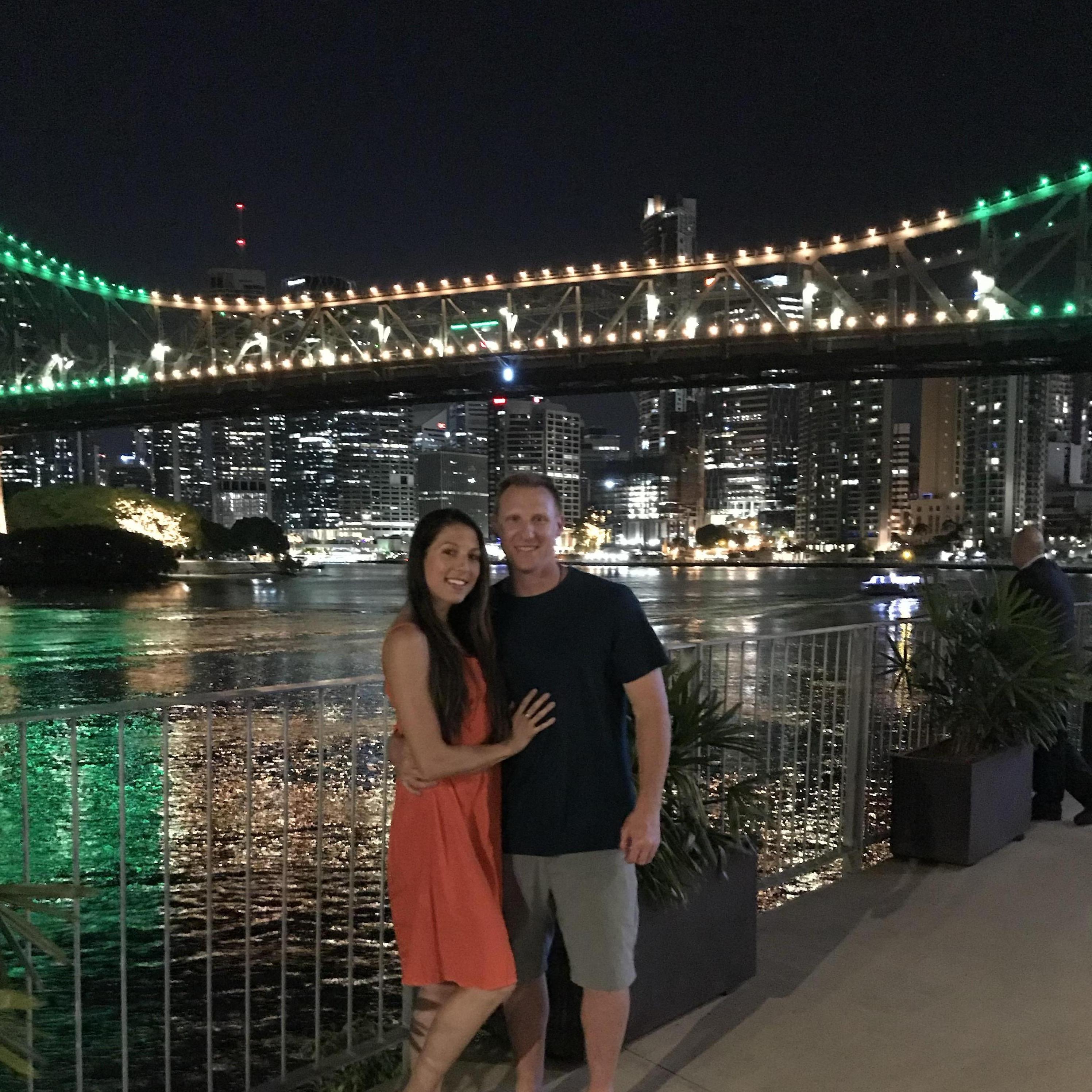 Out for a date night with friends in Brisbane City
