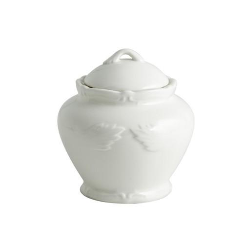 Gien Rocaille Blanc Sugar Bowl