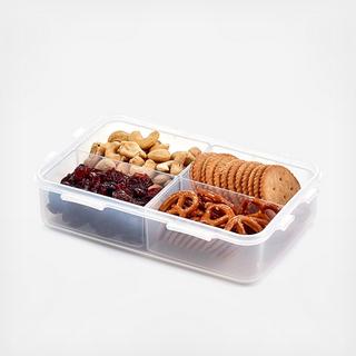 Easy Essentials Divided Rectangular Food Storage Container