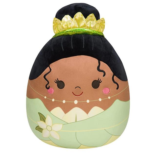 Squishmallows Disney 14-Inch Tiana Plush - Add Anna to Your Squad, Ultrasoft Stuffed Animal Large Plush, Official Kellytoy Plush