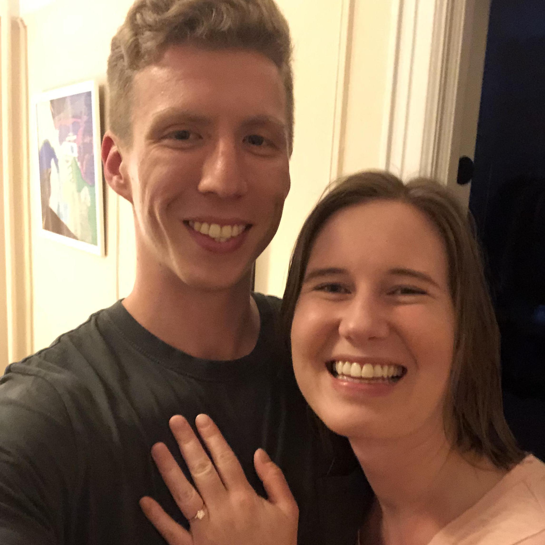 The night we got engaged!