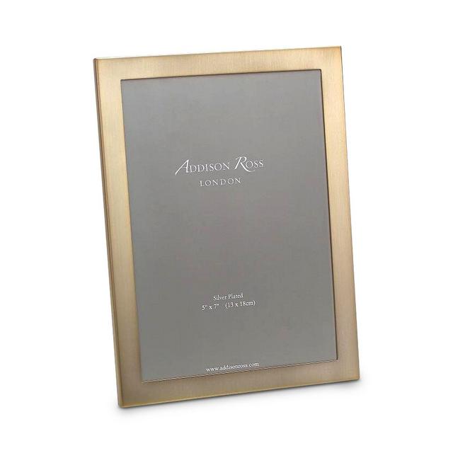 Addison Ross Matte Gold Picture Frame, 5" x 7"