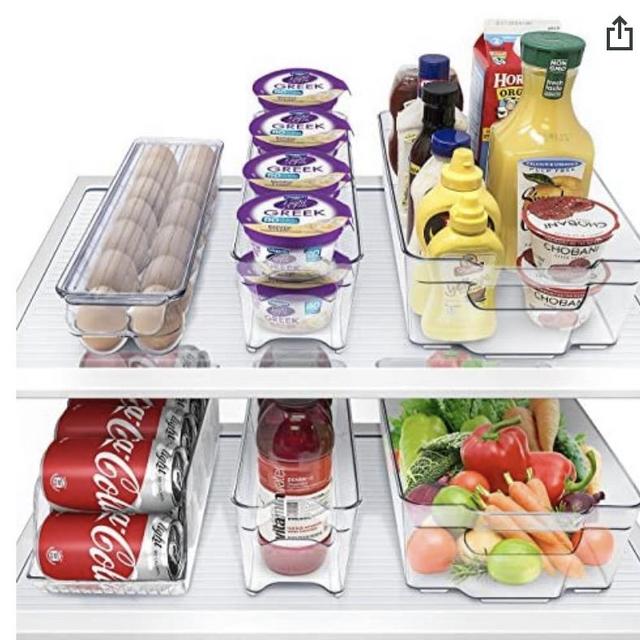 Amazon - Sorbus Fridge and Freezer Bins