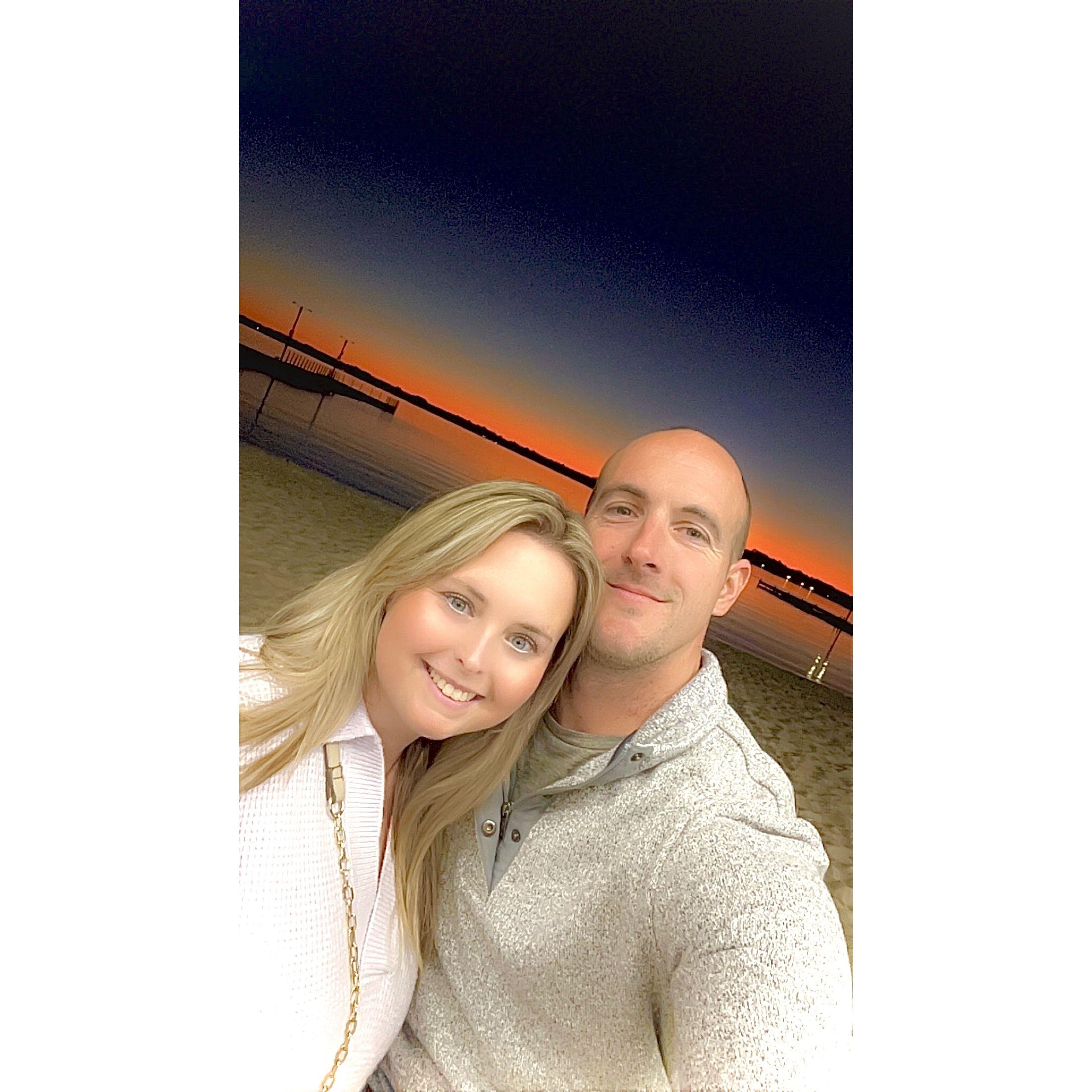 Dinner with a view @ white lake