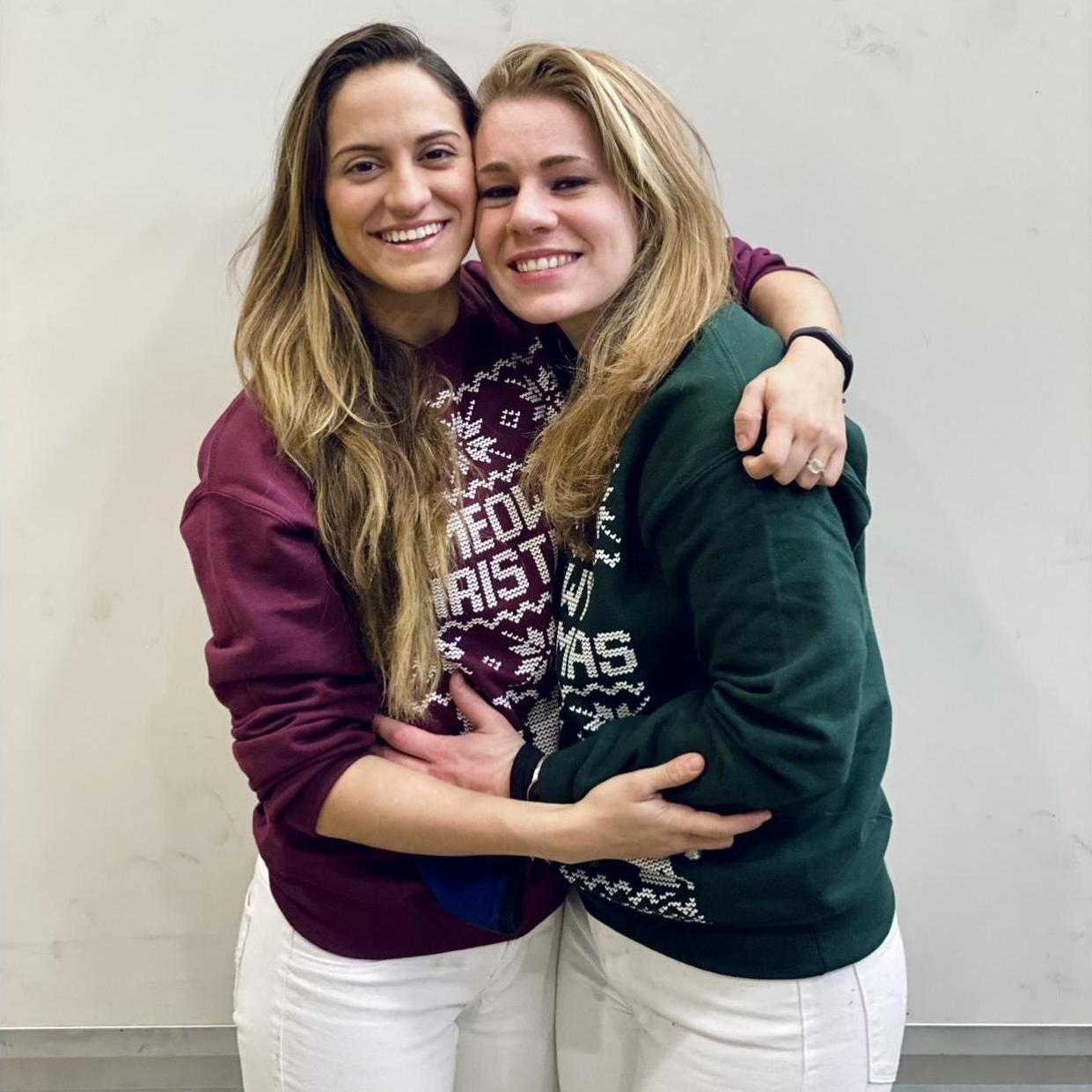 Our Ugly "Meowy Christmas" Christmas sweaters // 18 December 2020
