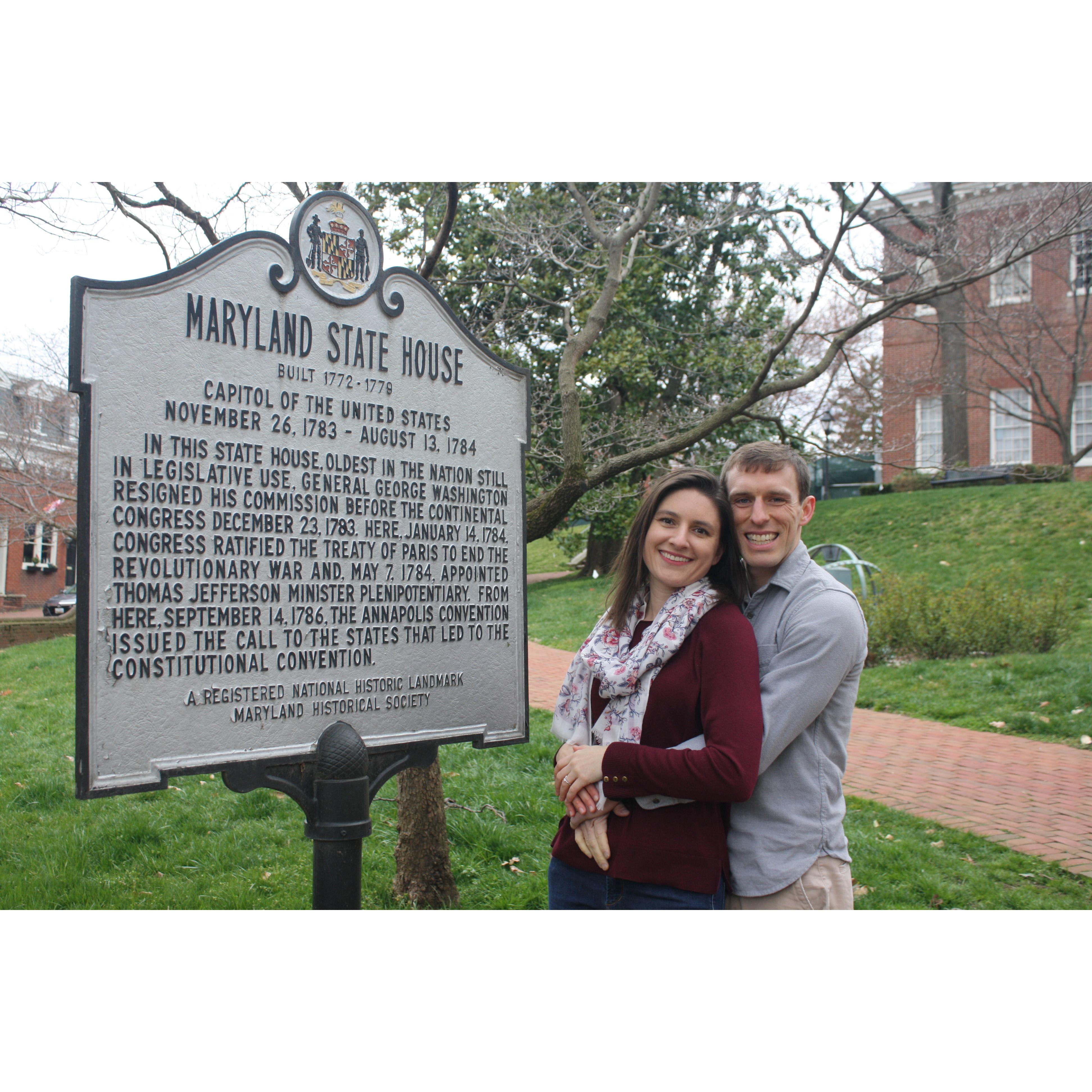 Charis' dad took engagement photos of us, and we knew we had to come back to where we started dating! Mar 12, 2023