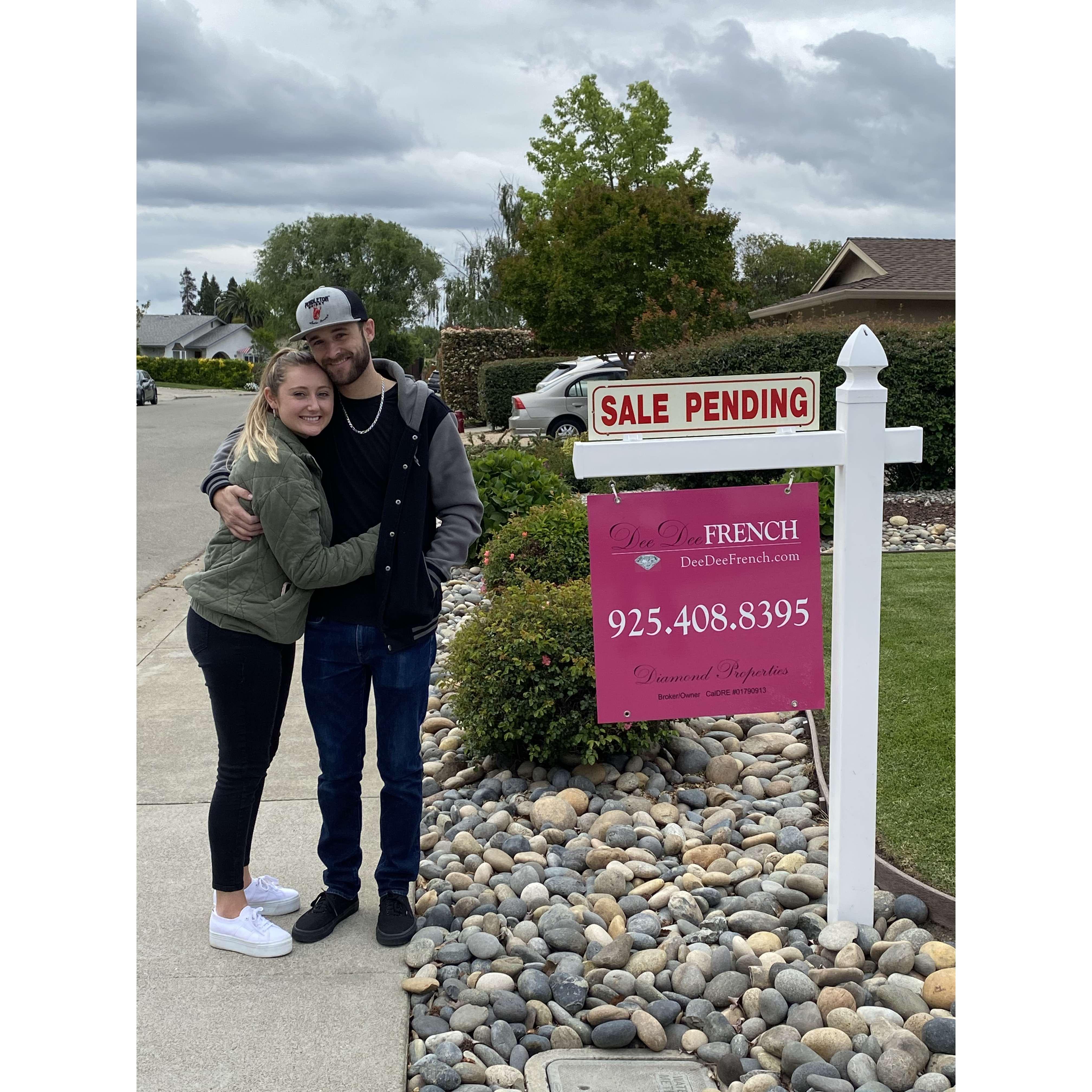 04-21-2021: Anna & Gordon purchased their first home together. 