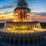 Pineapple fountain
