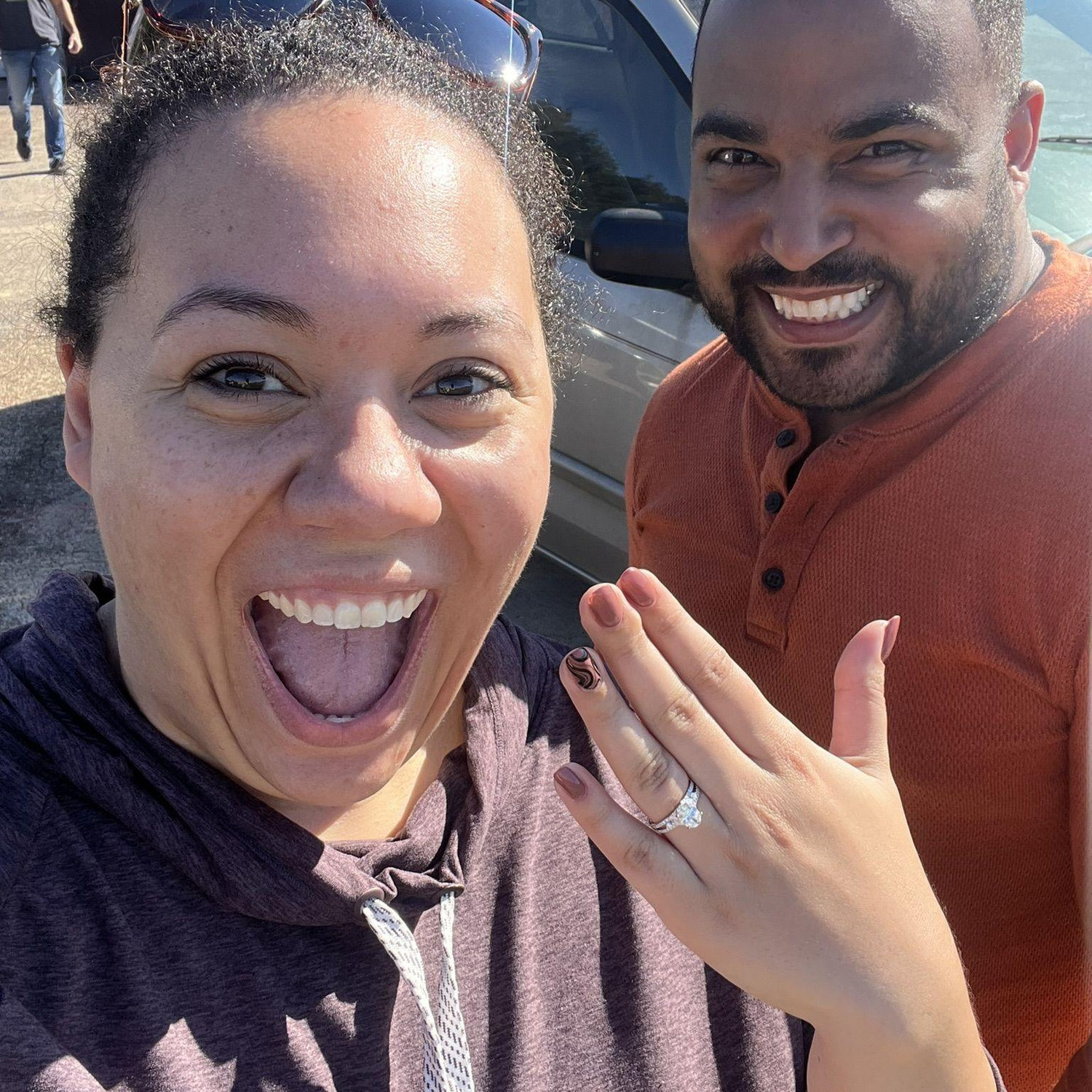 She said yes!