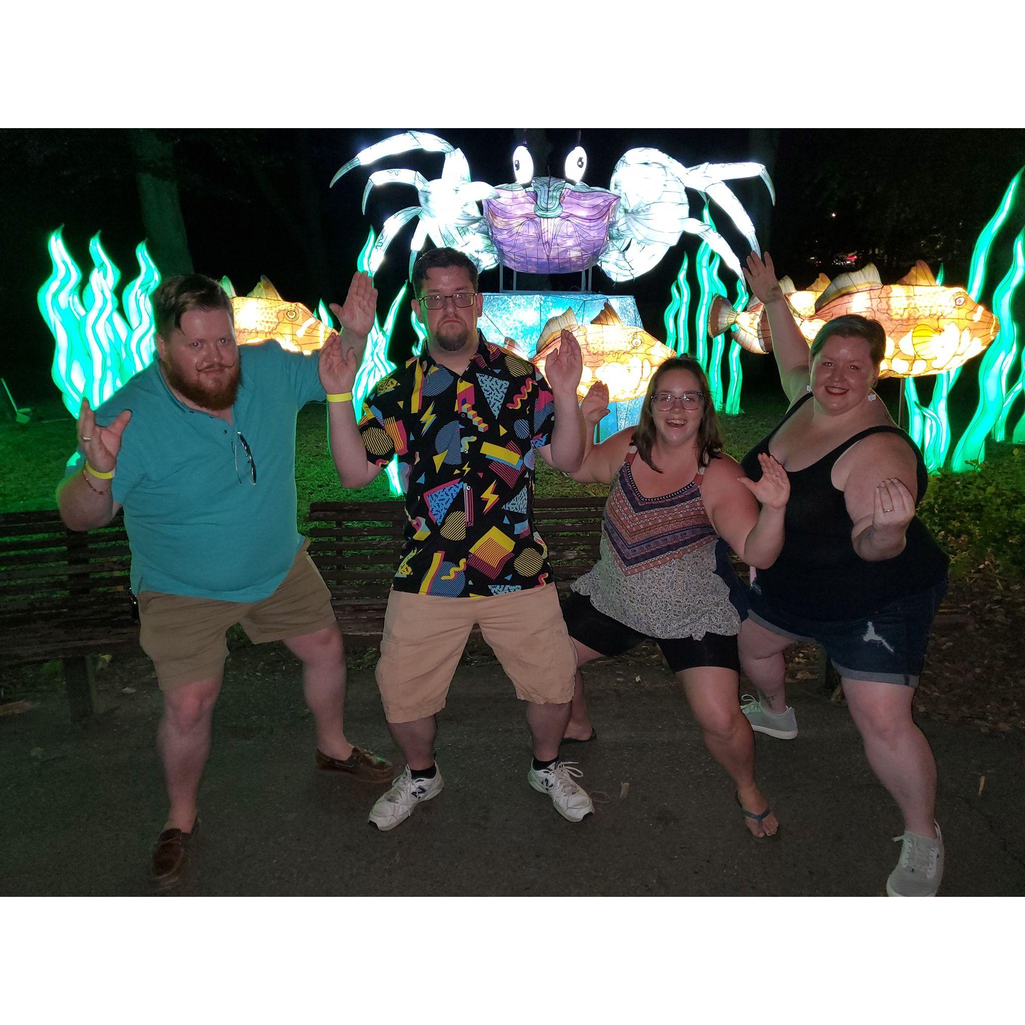 When the crabs took over the light festival! lol