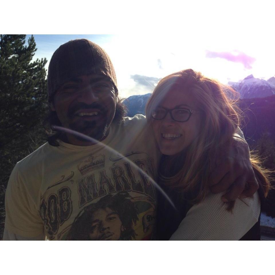 This picture was taken by our friend Sarah King on our way to Whistler, Canada 2015