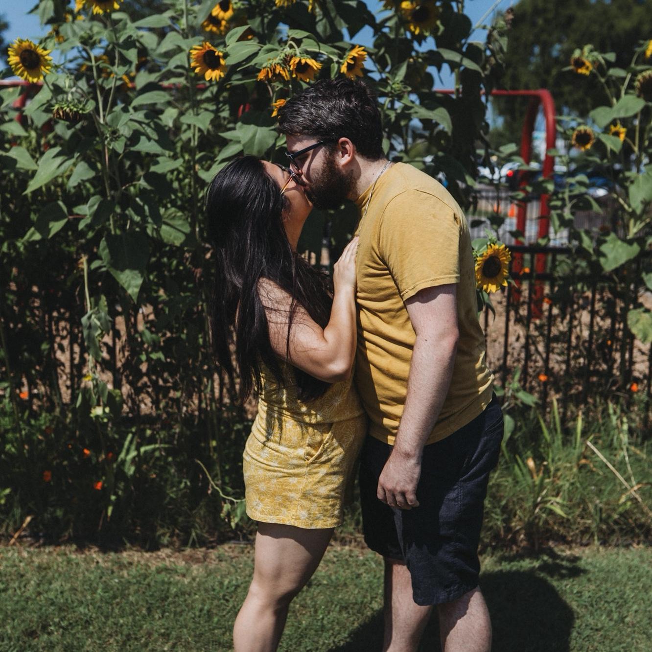 Sunflower kisses
