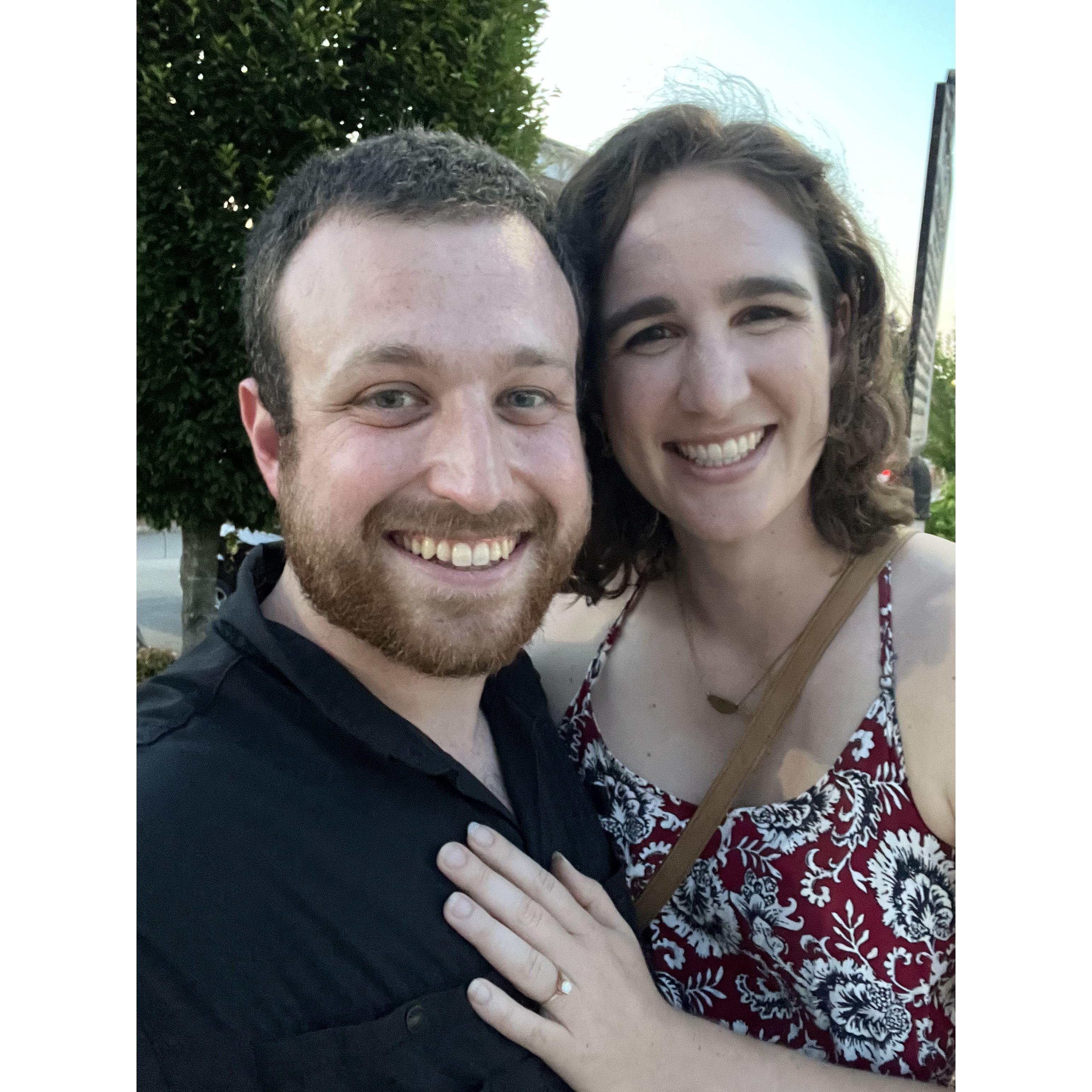 In case you didn't know, we got engaged!