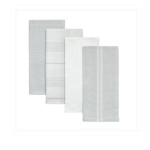 4 Piece Waffle Kitchen Towel