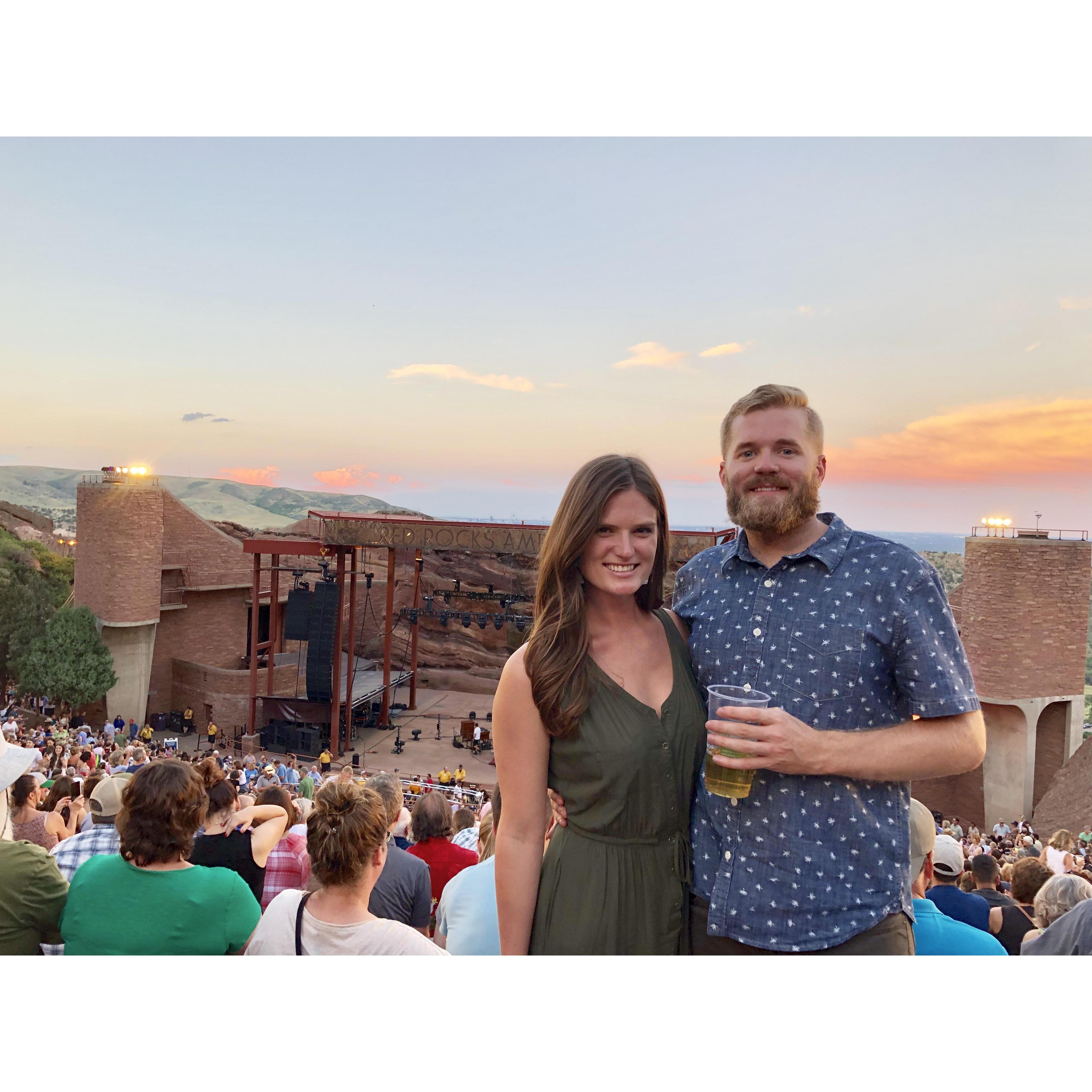2019: not the first (nor the last) date night at Red Rocks