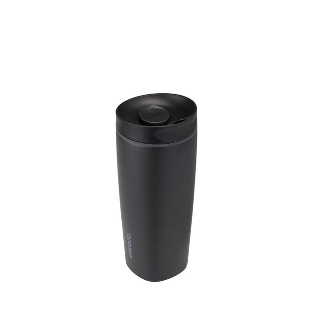 Owala SmoothSip Slider 20oz Stainless Steel Leakproof Coffee Travel Mug - Very Very Dark